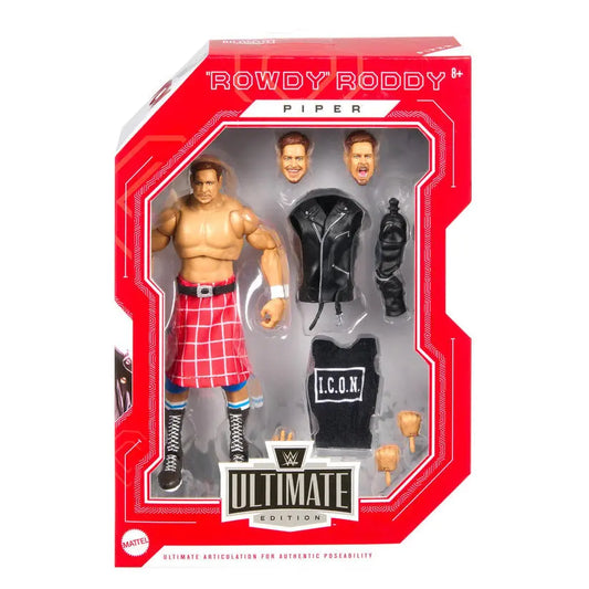 WWE Mattel Ultimate Edition Monday Night War Series 1 "Rowdy" Roddy Piper BobKatEmporium