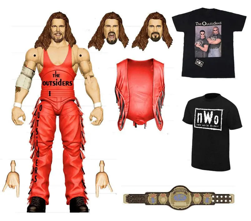 Outsiders (Scott Hall & Kevin Nash) WWE Ultimate Edition 2-Pack Ringside Exclusive - BobKatEmporium