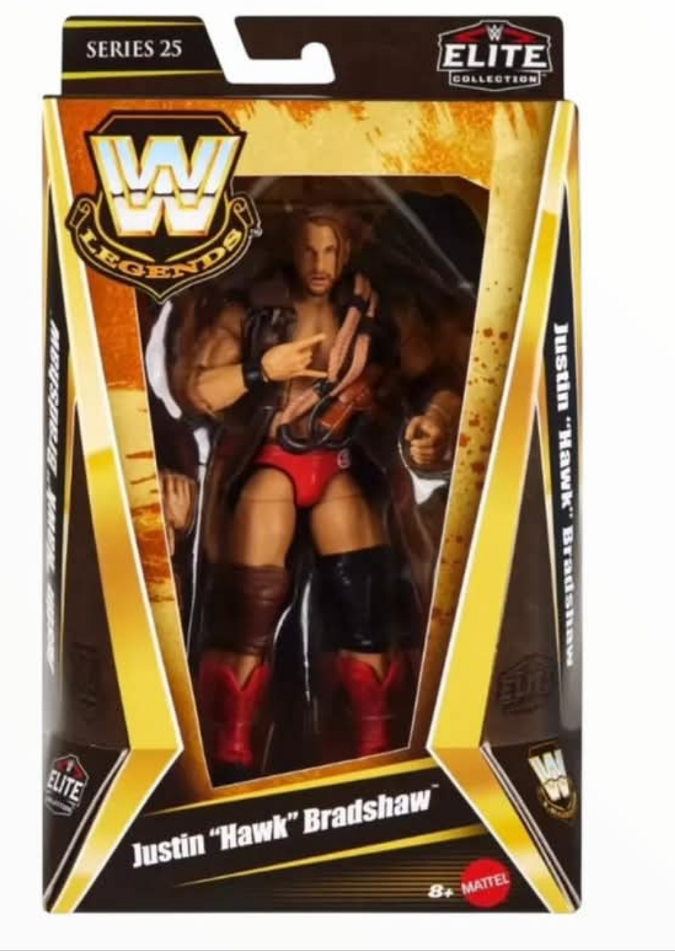 WWE Elite Legends Justin Hawk Bradshaw Series 25 action figure PRE ORDER BobKatEmporium