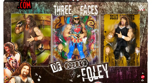 (3 Faces of Foley) WWE Elite 3-Pack Ringside Exclusive