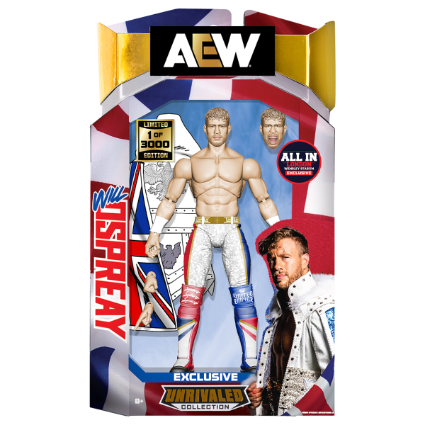 Pre-Order: All In London Exclusive Will Ospreay - All Elite Wrestling - 6-Inch Will Ospreay - Unrivaled Collection (All In London Exclusive) BobKatEmporium